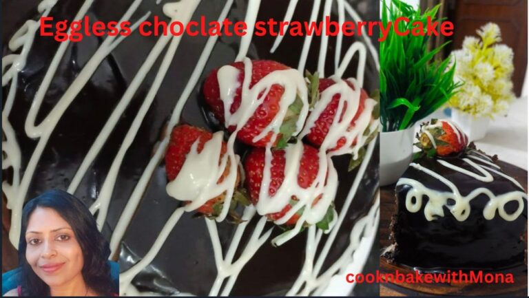 Eggless chocolate cake